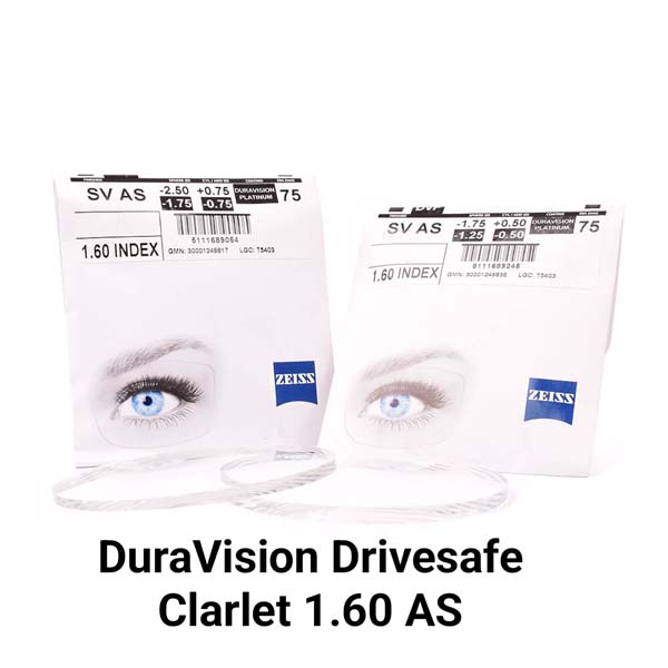 عدسیZEISS carlet 1.6 as duravision drivesafe