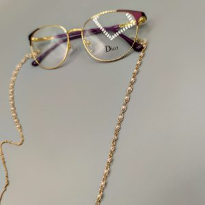 بند عینک طلایی